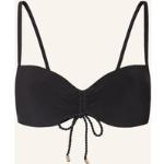 Schwarze Chantelle Bikini-Tops aus Polyamid mit verstellbaren Trägern für Damen Größe S für den für den Winter 