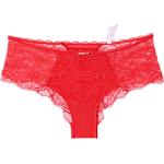 Reduzierte Rubinrote Chantelle Damenslips & Damenpanties durchsichtig aus Kunstfaser Handwäsche Größe M 