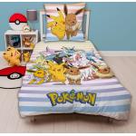 Bunte Character World Pokemon Pikachu Bettwäsche Sets & Bettwäsche Garnituren mit Reißverschluss aus Baumwolle maschinenwaschbar 135x200 