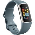 Blaue fitbit Charge Fitness Tracker | Fitness Armbänder aus Edelstahl mit GPS 