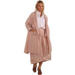 Rosa Charis Moda Trenchcoats aus Polyester für Damen 