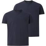 Dunkelblaue Charles Colby T-Shirts für Herren Größe 4 XL Große Größen 2-teilig 