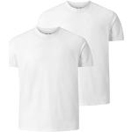 Weiße Charles Colby T-Shirts für Herren Größe XXL Große Größen 2-teilig 