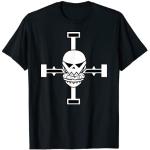 Schwarze One Piece T-Shirts für Herren Größe S 