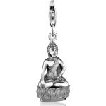 Silberne Nenalina Charms mit Buddha-Motiv aus Silber für Damen 