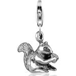 Silberne Motiv Nenalina Charms mit Eichhörnchenmotiv aus Silber für Damen zum Oktoberfest 