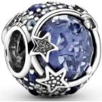 Reduzierte Blaue PANDORA Beads aus Silber mit Echte Perle für Damen 