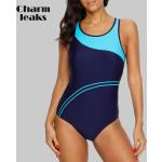 Schwarze Gestreifte Damenschwimmanzüge & Damensportbadeanzüge Handwäsche Größe XS 1-teilig 