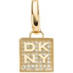 Reduzierte Goldene DKNY Charms aus Metall mit Zirkonia für Damen 