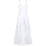 Reduzierte Weiße Maxi Sommerkleider für Damen Größe M für den für den Sommer 