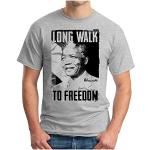 Cheap Men T Shirt Fashion Shirt Mandela Long Walk to Freedom T Shirt Nelson Madiba Apartheid Afrika Peace