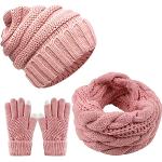 Rosa Schlauchschals & Loop-Schals für Damen Einheitsgröße für den für den Winter 