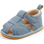 Cheerful Mario Baby Sandalen Lauflernschuhe für Baby Jungen Mädchen Erster Schuhe Krabbelschuhe Blau 1 15-21 Monat