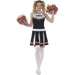 Reduzierte Schwarze Smiffys Cheerleader-Kostüme aus Polyester Größe M 