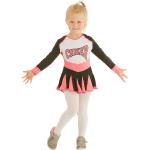 Pinke Buttinette Cheerleader-Kostüme für Kinder Größe 116 