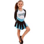 Türkise Buttinette Cheerleader-Kostüme für Kinder Größe 104 