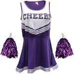 Reduzierte Violette High School Musical Cheerleader-Kostüme für Damen Größe L 