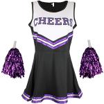 Reduzierte Violette High School Musical Cheerleader-Kostüme für Damen Größe S 