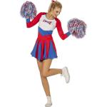Rote Cheerleader-Kostüme für Damen Größe M 