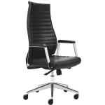 Schwarze Mayer Sitzmöbel Chefsessel aus Leder mit Armlehne Breite 0-50cm, Höhe 0-50cm, Tiefe 0-50cm 