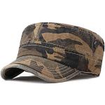 Camouflage Vintage Army-Caps für Herren Größe XXL 