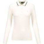 Reduzierte Weiße Elegante Langärmelige Chervo Langarm-Poloshirts aus Jersey für Damen Größe XXL für den für den Herbst 