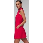 Rote Bestickte Sportliche Chervo Mini Stretchkleider mit Reißverschluss aus Polyamid enganliegend für Damen Größe L 