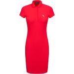 Reduzierte Rote Bestickte Elegante Chervo Mini Taillierte Kleider mit Knopf aus Polyamid für Damen Größe XL 