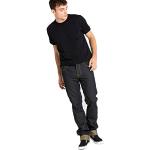 Blaue Rockabilly Slim Fit Jeans aus Denim für Herren Größe S 