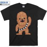 Weiße Oversize Star Wars Chewbacca T-Shirts für Herren 