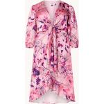 Rosa Chi Chi London Mini V-Ausschnitt Minikleider & kurze Kleider für Damen Größe XXL für den für den Sommer 