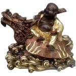 Bunte Asiatische Buddha Figuren aus Kunststoff 