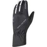 Schwarze Touchscreen-Handschuhe aus Fleece für Herren für den für den Winter 