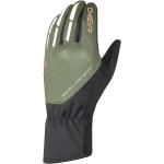Olivgrüne Touchscreen-Handschuhe aus Fleece für Herren für den für den Winter 