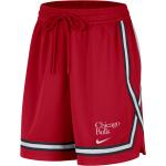 Rote Nike Dri-Fit NBA Damenshorts mit Basketball-Motiv Größe XL 