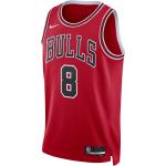 Chicago Bulls Icon Edition 2022/23 Nike Dri-FIT NBA Swingman Trikot für Herren - Rot