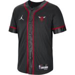 Schwarze Nike Dri-Fit NBA T-Shirts mit Basketball-Motiv aus Mesh für Herren Größe M 