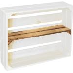 Weiße Moderne Gewürzregale & Gewürzboards aus Holz stapelbar Breite 0-50cm, Höhe 0-50cm, Tiefe 0-50cm 