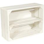 Weiße Vintage Holzküchenregale aus Holz Breite 0-50cm, Höhe 0-50cm, Tiefe 0-50cm 5-teilig 