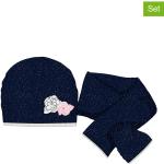 Reduzierte Blaue Chicco Mütze Schal Handschuh Sets für Kinder aus Polyamid Größe 50 