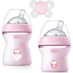Pinke Chicco Babyflaschen Sets 3-teilig 