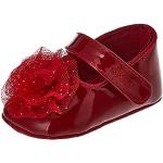 Rote Elegante Chicco Kinderballerinas mit Klettverschluss Größe 16 für den für den Sommer 