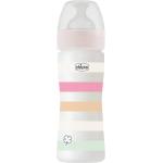 Chicco Babyflasche 250ml Medium Flow 2m + Pink Silikon