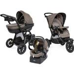 Chicco Kombi-Kinderwagen Trio-System Activ3 Top, Dark Beige, 15 kg, mit Regenschutz; Kinderwagen beige Baby Ab Geburt Altersempfehlung
