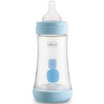 Reduzierte Blaue Chicco Bio Antikolik Babyflaschen aus Silikon 