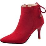 Rote Spitze High Heel Stiefeletten & High Heel Boots für Damen Größe 37 