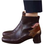 Reduzierte Braune Boho Chie Mihara Ankle Boots & Klassische Stiefeletten mit Reißverschluss für Damen Größe 36 