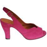 Chie Mihara » Franca Damen Schuhe Pumps mit Absatz Blockabsatz Pink Leder« Pumps, rosa