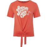 Korallenrote Chiemsee T-Shirts für Damen Größe L 
