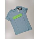 Hellblaue Kurzärmelige Chiemsee Bio Nachhaltige T-Shirts aus Jersey für Herren Größe S 